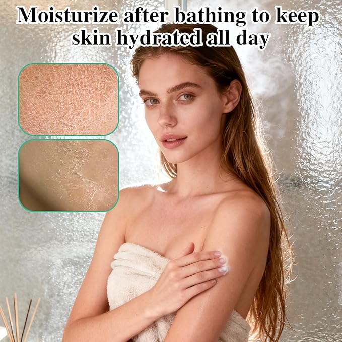 Body Hydrator Hyaluronic Acid Body Serum for Dry Skin, Body Lotion with Red Algae Extract, Long-Lasting Moisturizing, Rich Yet Non-Greasy Moisturizer for Men & Women