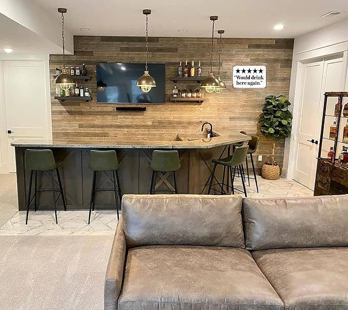 Crazysign Vintage Tin Sign Would Drink Here Again Sign for Home Man Cave Bar Cafe Wall Decor 8x12 Inches (3282)