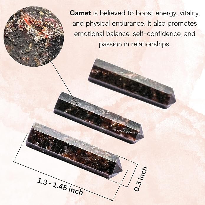 Amazing Gemstone Crystal Points Bulk Healing Crystals & Stones - Premium Single Terminated Healing Wand Point Bulk Crystals for Crafts, Crystal Grid, DIY Work