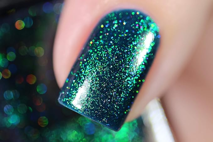 ILNP Riddle Me This - Deep Blue Holographic Shimmer Nail Polish