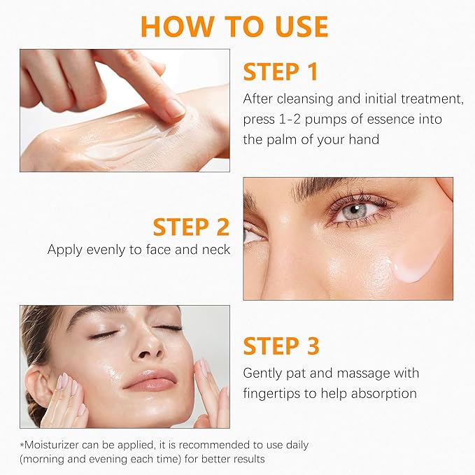 Super Vitamin C Serum for Women over 70 With Hyaluronic Acid, Reduce Wrinkle, Hydrates, Firms, Lifts, Anti Aging Serum for Dark Spots, Wrinkles, DullSkin, 1 fl.oz.