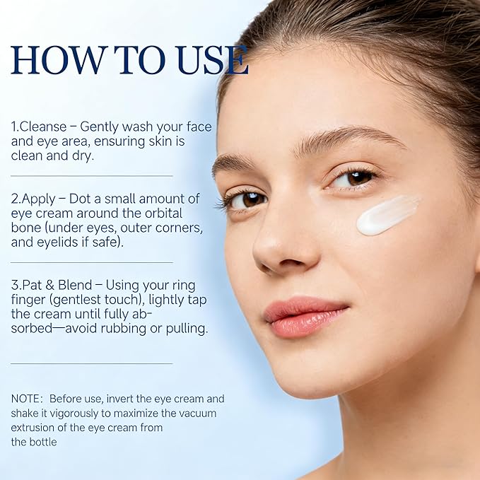 Under Eye Bags and Wrinkles, Under Eye Cream for Puffiness and Bags, Temporary Instant Firm Lifting Cream, 15g Rapid Eye Cream Visibly Reduces for Bags Under Eyes Bags Dark Circles Men Women