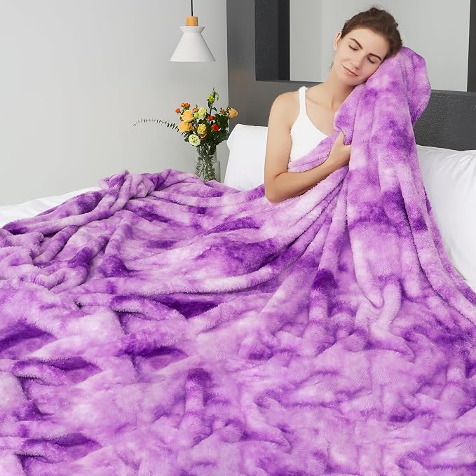MUGD Soft Blankets Fuzzy Twin Bed Fleece Blanket Kids Warm Throw Blanket for Bed