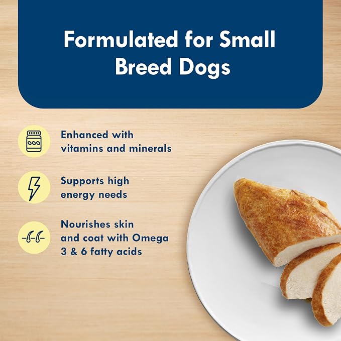Blue Buffalo Delights Roasted Turkey Wet Dog Food, 3.5 oz, 12 ct | Small Breed Formula, Adult Formula, Grain-Free, Pate Style, Real Turkey First, in Savory Juice, No Corn, Wheat, or Soy