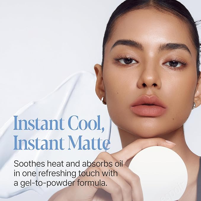 Espoir Be Velvet Sebum Cut Cooling CushionㅣGel-to-Powder Formula with No Clump, Excess Sebum & Oil Control, Sweat-proof, No White Cast and Fresh Finish with Instant Cooling Down, Korean Makeup