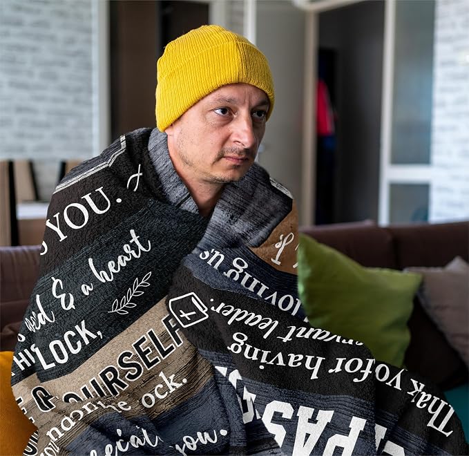 Pastor Appreciation Gifts, Pastor Gifts for Men, Unique Pastor Gifts Blanket 60"x50", Gifts for Pastor, Christian Pastor Gifts, Thank You Gift for Pastor, Catholic Religious Gifts for Pastor
