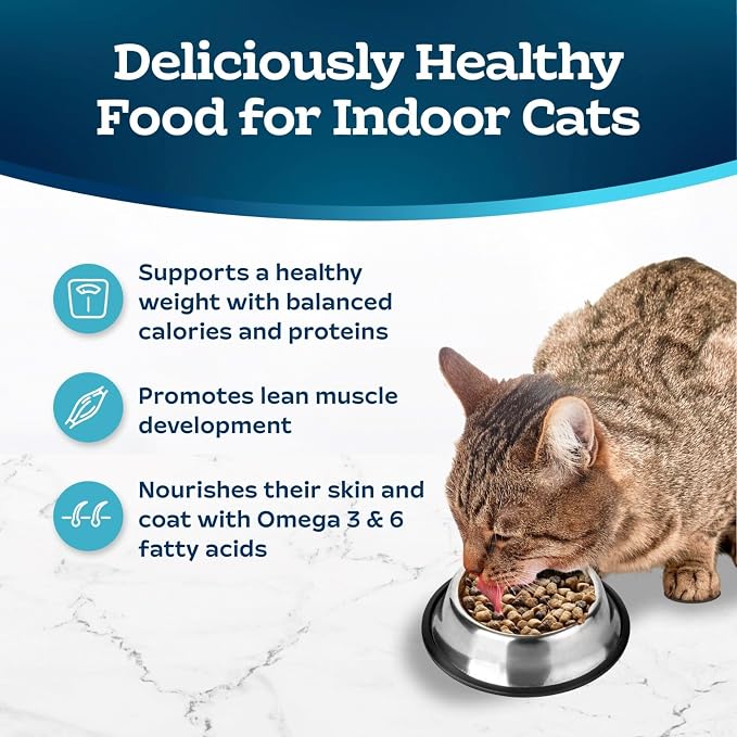 Blue Buffalo Tastefuls Chicken Weight Control Dry Cat Food, 3 lb | Real Chicken First, Adult Formula, No Chicken By-Product, Corn, Wheat, or Soy