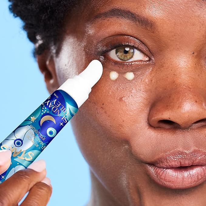 Sunday Riley 5 Stars Retinol + Niacinamide Anti Aging Eye Serum Dark Circles and Wrinkle Eye Cream