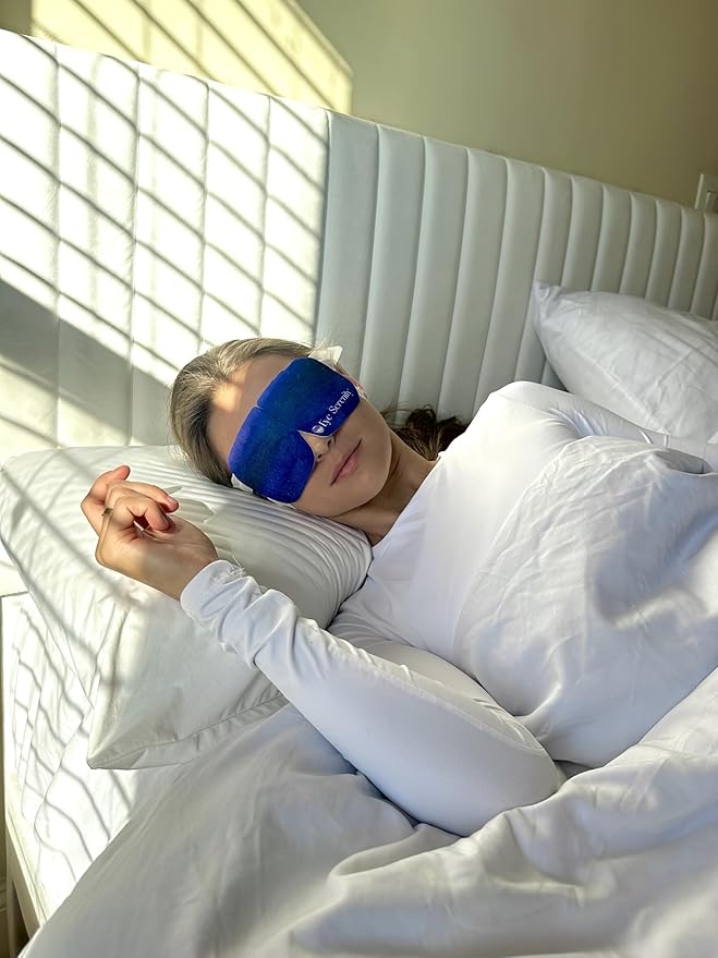 Eye Serenity Steam Eye Mask, Heated Eye Mask, Self Heating Warm Compress for Dry Eyes, Fast Relief for Stye, Puffy Sensitive Eyes, Moist Heat, Mothers Day Gifts for Women and Men - Unscented