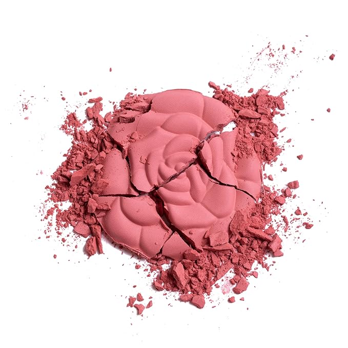 Milani Rose Blush, Powder Blush for Cheeks, Cruelty Free Makeup - Shape, Contour & Highlight Face for a Natural Matte Finish -Wild Rose