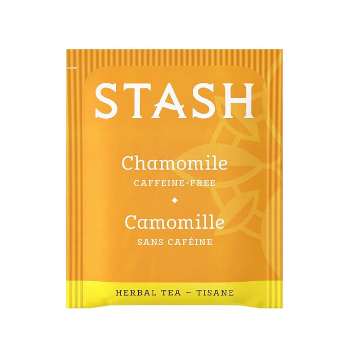 Stash Tea Chamomile Herbal Tea, 100 Count (packaging may vary)
