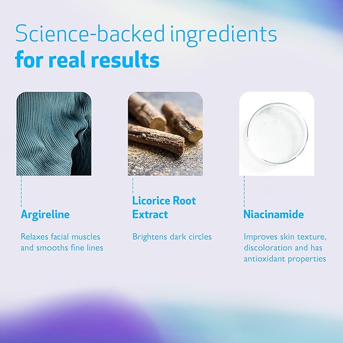 Indeed Labs Snoxin II | Hydrating Under Eye Patches for Puffy Eyes and Dark Circles | with Niacinamide, Licorice Root Extract, & Argireline | 30 Biodegradable Hydrogel Patches