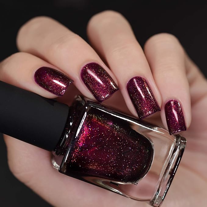 ILNP Royalty - Deep Claret Holographic Nail Polish