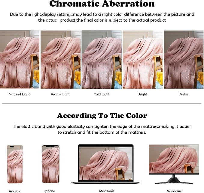 NEWCOSPLAY Fleece Leaves Pattern King Blanket, Dusty Pink, 90"x110" | Super Soft Throw Blanket, Lightweight Cozy Bed Sofa Blanket, Premium Silky Flannel Fleece, Travel Blanket for All Season Use