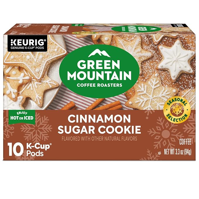 Green Mountain Coffee Roasters Cinnamon Sugar Cookie Coffee, 10 Count