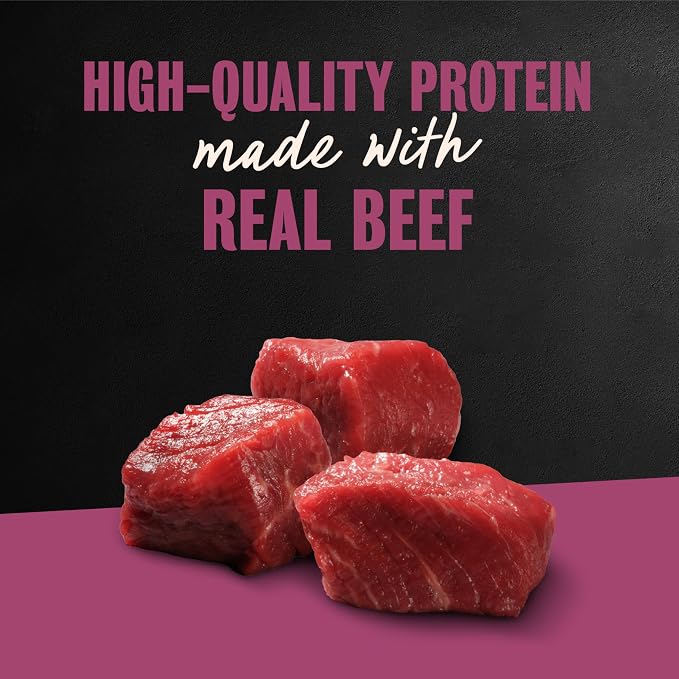 Cesar Wet Dog Food, Steak Lovers Variety Pack, 3.5 oz, 24 Count | Real meat #1 ingredient, easy peel trays, 100% complete & balanced, no fillers, no added sugar, no artificial flavors