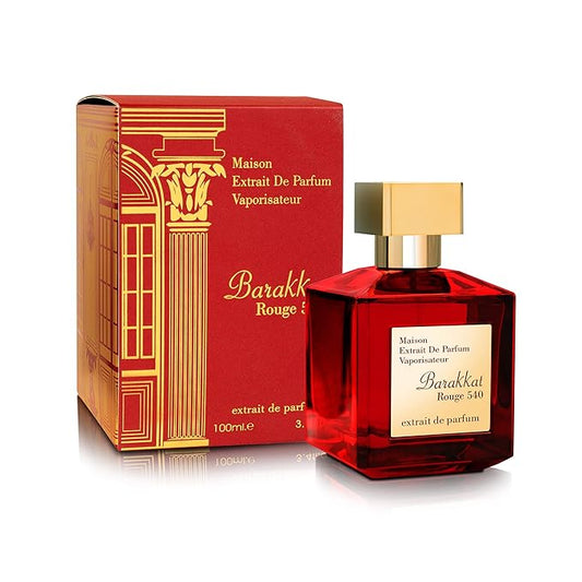 Fragrance World Barakkat Rouge 540 by Maison Alhambra for Women - 3.4 oz Extrait De Parfum Spray | by, Maison Alhambra, for Women
