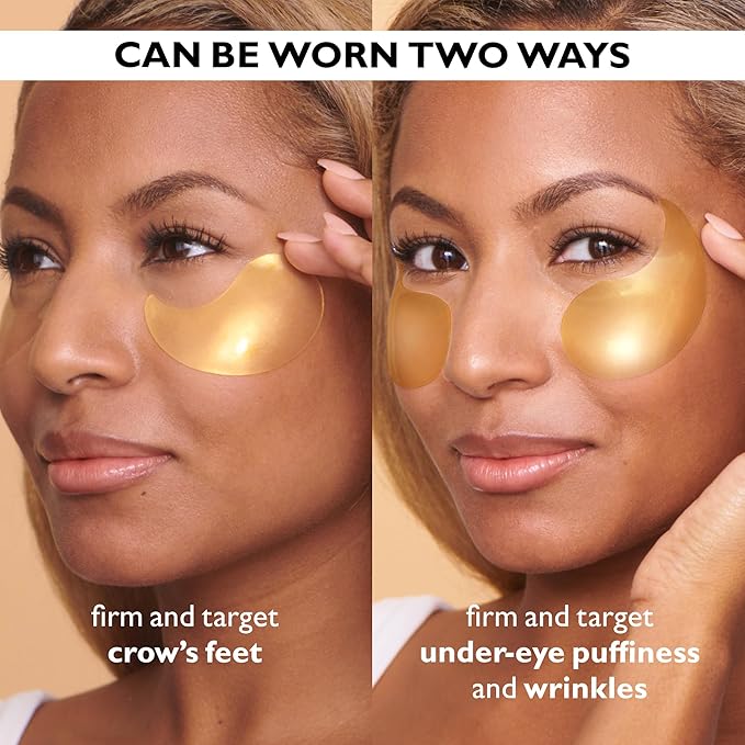Peter Thomas Roth | 24K Gold Pure Luxury Lift & Firm Hydra-Gel Eye Patches | Anti-Aging Under-Eye Patches, Help Lift and Firm the Look of the Eye Area (Pack of 2)