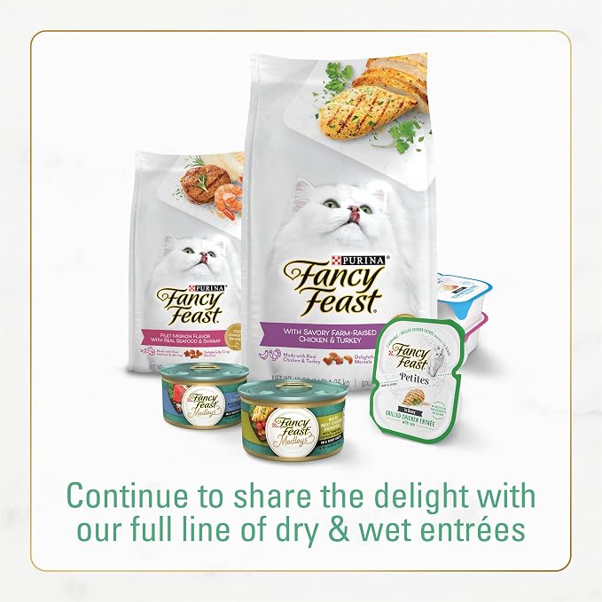 Fancy Feast Purina Dry Cat Food with Ocean Fish and Salmon - 3 lb. Bag (Pack of 2)