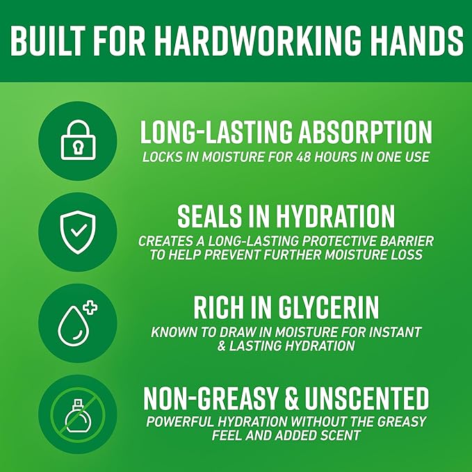 O'Keeffe's Working Hands Hand Cream in a Pumpable Jar for Extreme Dryness – 10oz Pump (1 Pack) - Repairing Skincare for Cracked, Dry Hands
