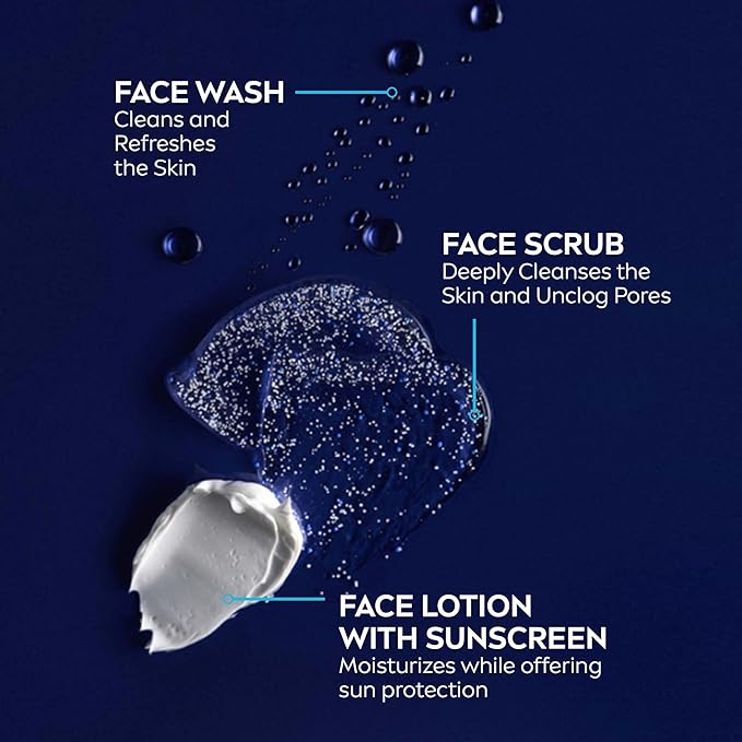 Nivea Men Maximum Hydration Moisturizing Face Wash with Aloe Vera, 5 Fl Oz Tube (Pack of 2)
