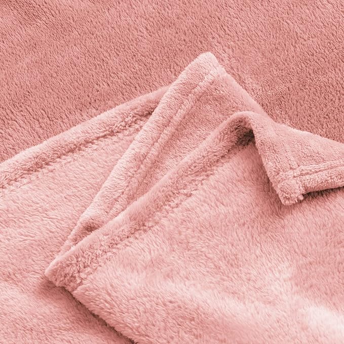 BEDELITE Fleece Blanket Soft Plush King Size Bed Blanket Pink 108"x90" | Ultra Soft Fleece, Plush Microfiber, Lightweight Warmth, All Season Comfort, Fade Resistant, Machine Washable