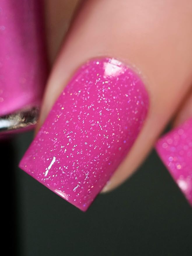 ILNP Party Hat - Deep Cerise Pink Holographic Nail Polish