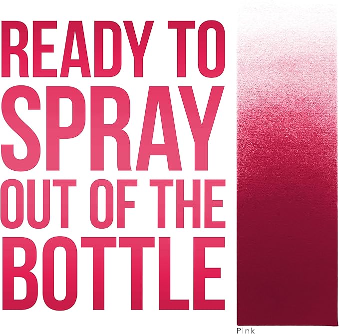 Custom Body Art Pink Airbrush Body Paint 8oz - Alcohol-Based, Waterproof, Body Paint for Adults, Cosplay, Temporary Tattoos