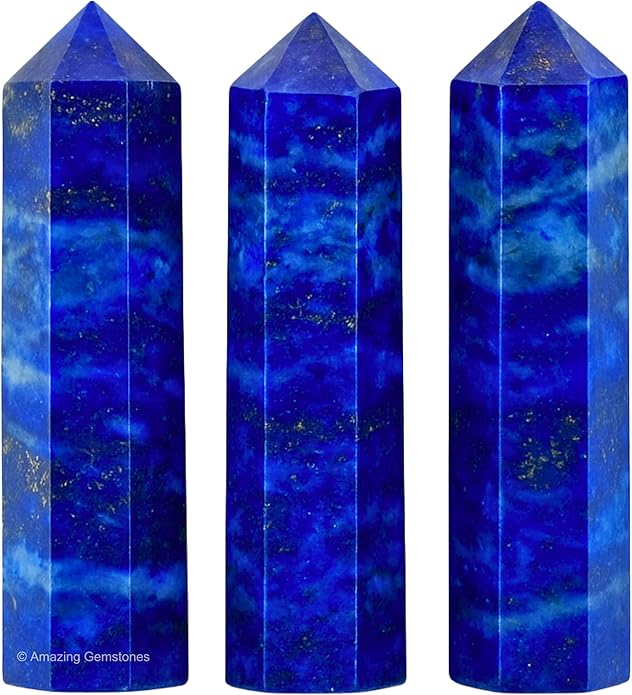 Amazing Gemstone Crystal Points Bulk Healing Crystals & Stones - Premium Single Terminated Healing Wand Point Bulk Crystals for Crafts, Crystal Grid, DIY Work