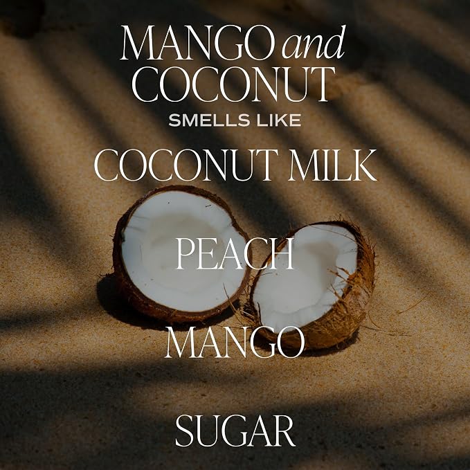 Sweet Water Decor Mango and Coconut Reed Diffuser Set - Pineapple, Mango, Orange, Coconut Milk Scented Diffuser for Home - Summer Home Decor and Air Freshener