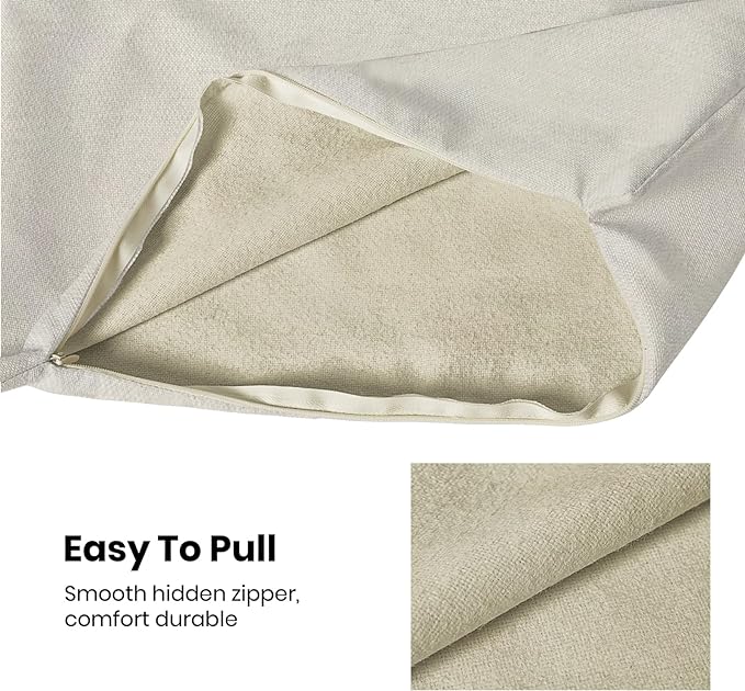AEIOAE Boho Pillow Covers 24x24 Inch Set of 2,Carpet Pattern Throw Pillows Case,Black White Grey Ethnic Design Outdoor Decorative Square Linen Farmhouse Decor Cushion Covers for Home Sofa Bed Couch