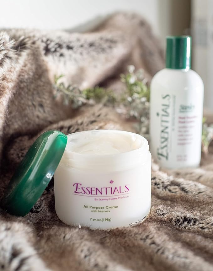 Stanley Home Products Essentials Skin Care Kit - Complete Skincare Set with All-Purpose Cream, Nourishing Milk Bath, Feet TreatMint Foot Lotion and Hand Moisturizer Cream - For Spa & Home