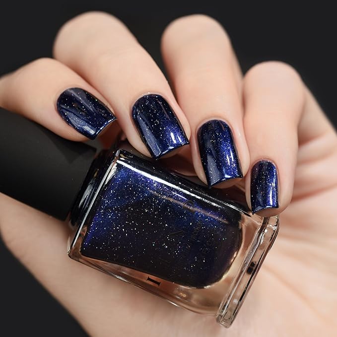 ILNP Looking Up - Midnight Blue Holographic Nail Polish
