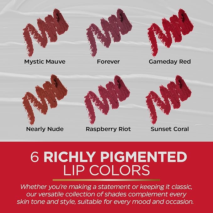 Mirabella - Velvet Matte Lip Crayon, Retractable Highly-Pigmented 2-in-1 Makeup, Long-Lasting Hydrating Lipstick Crayon + Lip Liner, Moisturizing Cream-to-Matte Lipcare Formula, Mystic Mauve
