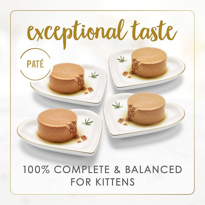 Fancy Feast Purina Tender Ocean Whitefish,Turkey,Chicken and Salmon Feasts Wet Kitten Food Variety Pack - 3 oz. Boxes,(Pack of 48)