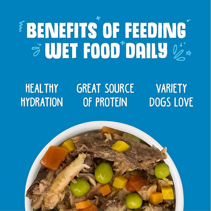 Weruva Classic Dog Food, Chicken Free, Just 4 Me Trial Variety Pack, 5.5oz Can, Pack of 4