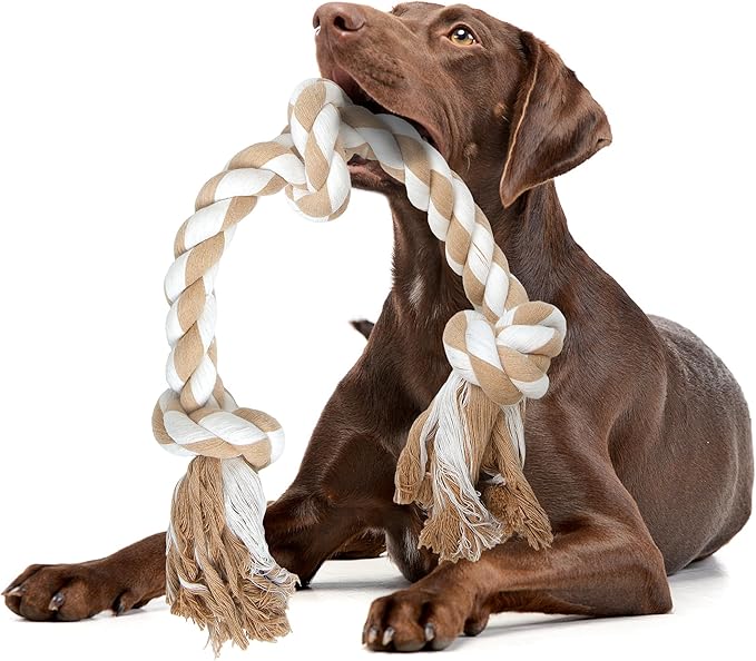 Fida Dog Rope Toys for Medium Large Dogs, Chew Toys for Aggressive Chewers