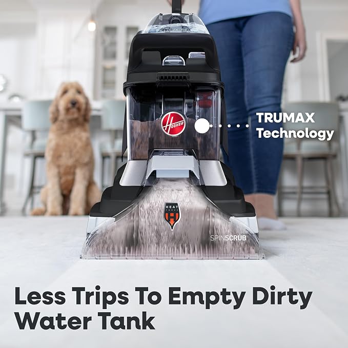 Hoover PowerScrub XL Pet Carpet Cleaner Machine for Carpet and Upholstery | Deep Cleaning Carpet Shampooer Machine with Multi-Purpose Tools, Powerful Suction, Includes Oxy Pet Cleaner Solution