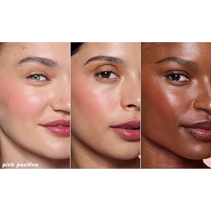 e.l.f. Sheer For It Blush Tint, Multi-Use, Long-Lasting Lip & Cheek Makeup, Creates A Natural Flush Finish, Vegan & Cruelty-Free, Pink Positive