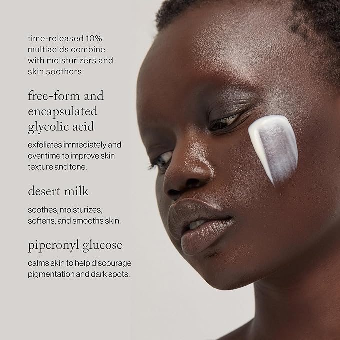 goop Beauty Sleep Milk Serum | Intense Face Exfoliator to Smooth Uneven Texture, Wrinkles, & Pores | Glycolic Acid & Hyaluronic Serum | Dark Spot Corrector | 1 fl oz