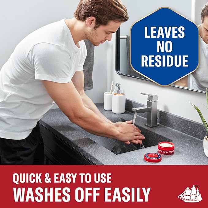 Old Spice Classic Pomade for Men, Medium Hold, Low Shine, Men's Hair Styling, 2.22 Oz Each, Twin Pack