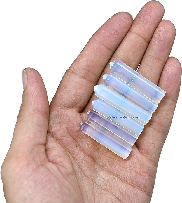 Amazing Gemstone Crystal Points Bulk Healing Crystals & Stones - Premium Single Terminated Healing Wand Point Bulk Crystals for Crafts, Crystal Grid, DIY Work