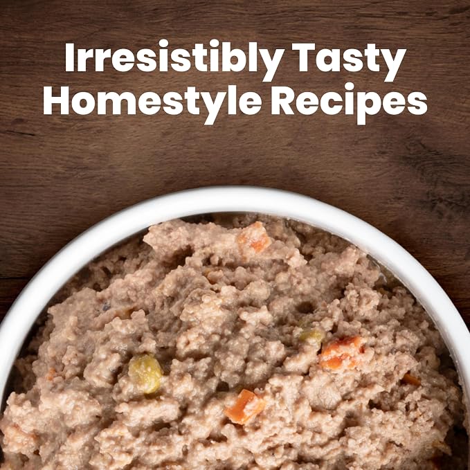 Blue Buffalo Chicken Dinner with Garden Vegetables Homestyle Recipe Healthy Weight Adult Wet Dog Food, 12.5 oz., Case of 12 | Healthy Weight Formula, Beef Dinner with Garden Vegetables, No Chicken By-Product, Corn, Wheat, or Soy
