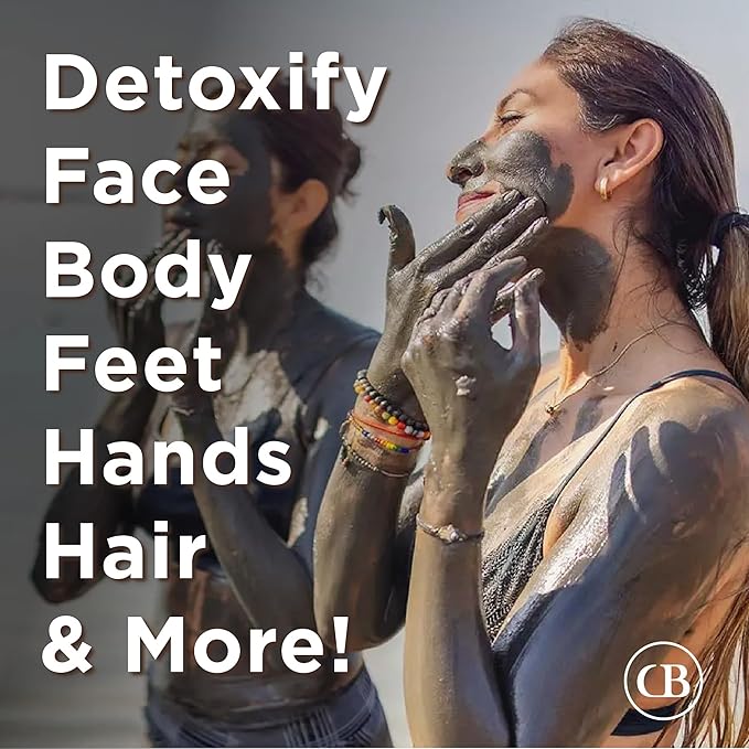 California Biology Kaolin & Calcium Bentonite Clay | Indian Healing Clay for Face & Body | Deep Pore Cleansing Facial Mask & Clay Body Scrub | Natural Skin Care Mask | 6 Count