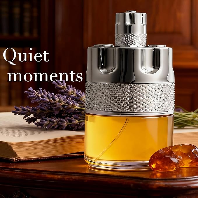 A CENTER Azura Noir Men's Cologne Long Lasting Woody Spicy Eau de Parfum 100ml Fresh Citrus & Vetiver Fragrance Gift Day to Night Cologne