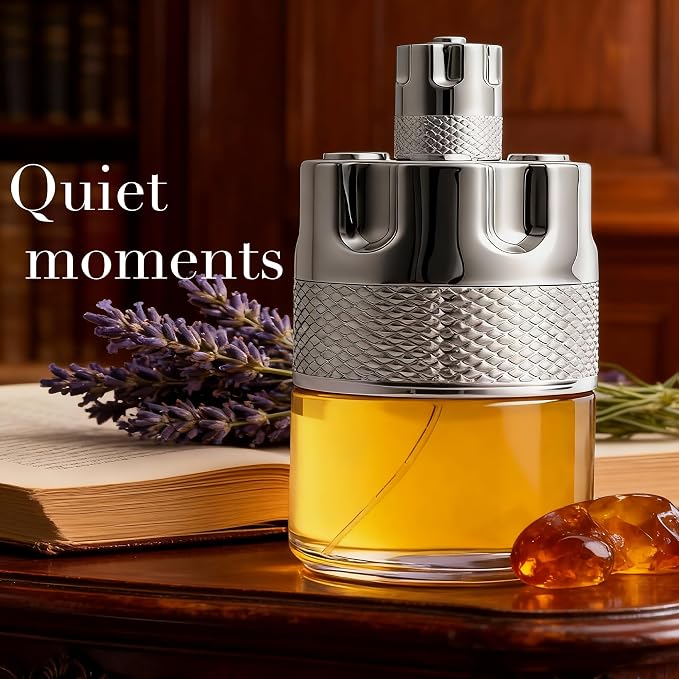 AFLUXE Azura Noir Men's Cologne, Woody Spicy Eau de Parfum, 100ml, Long Lasting Fragrance with Fresh Citrus & Vetiver, Day to Night Wear