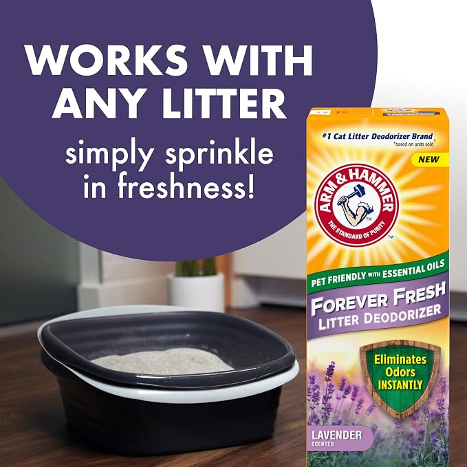 ARM & HAMMER Forever Fresh Cat Litter Deodorizer, 30 oz, 6-Pack