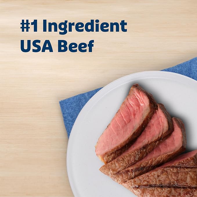 Blue Buffalo Stix Beef Pepperoni-Style Dog Treats, 13 oz | Real Beef #1 Ingredient, Soft & Easy to Tear, Developed by Veterinarians & Nutritionists, Great for Training