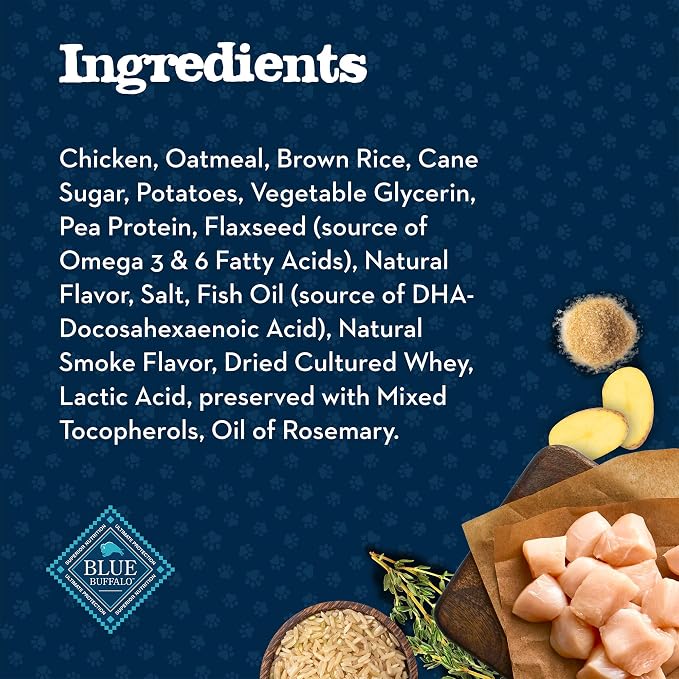 Blue Buffalo Baby Blue Training Treats Natural Puppy Soft Dog Treats, Savory Chicken 4-oz Bag (Pack of 6)