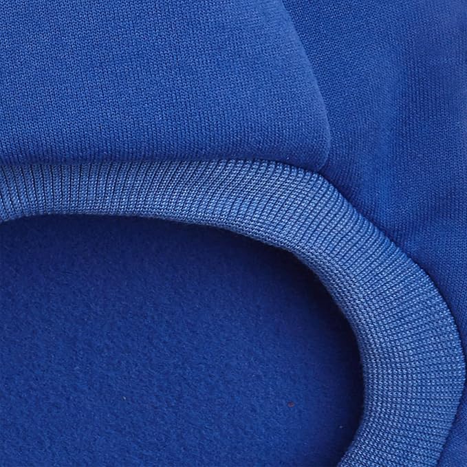 Soft Puppy Sweater for Small Dogs Winter Knit Pullover, Blue XS | Elastic Cuffs Pet Clothes, Holiday Party Matching, Fall Winter Daily Outfit, Soft Breathable Machine Washable Sweatshirt